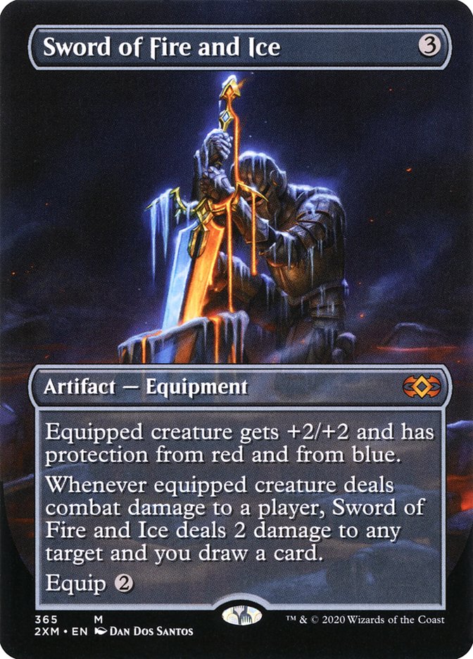 Sword of Fire and Ice (Toppers) [Double Masters] [Foil]