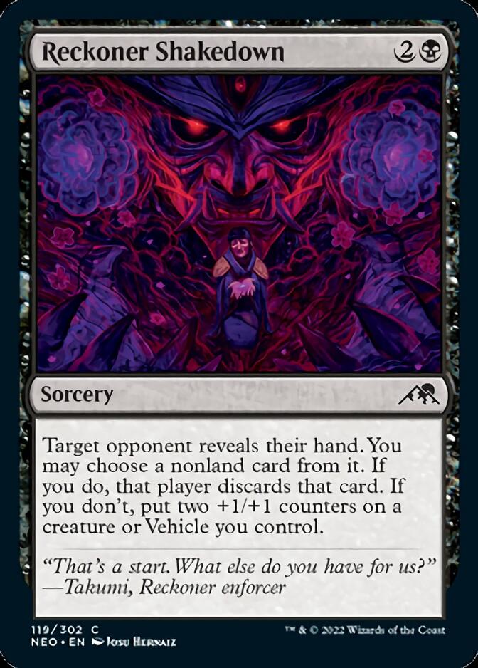 Reckoner Shakedown [Kamigawa: Neon Dynasty] [Foil]