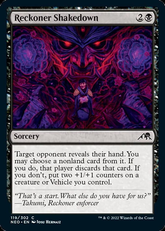Reckoner Shakedown [Kamigawa: Neon Dynasty] [Foil]