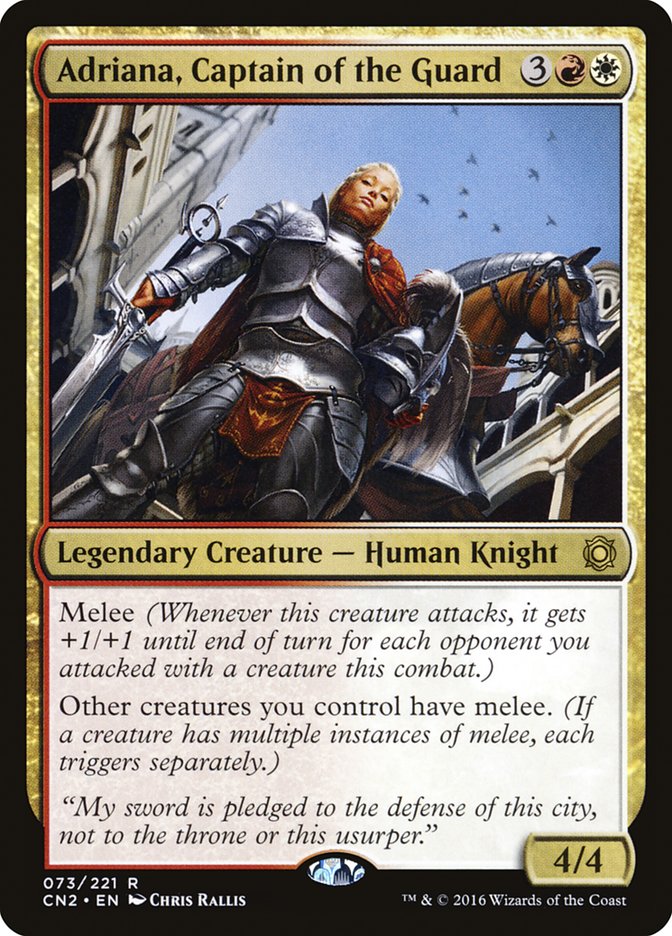 Adriana, Captain of the Guard [Conspiracy: Take the Crown] [Foil]