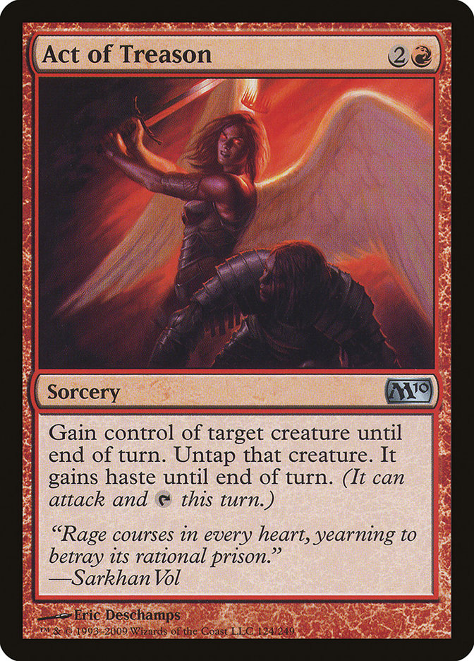 Act of Treason [Core Set 2010] [Foil]