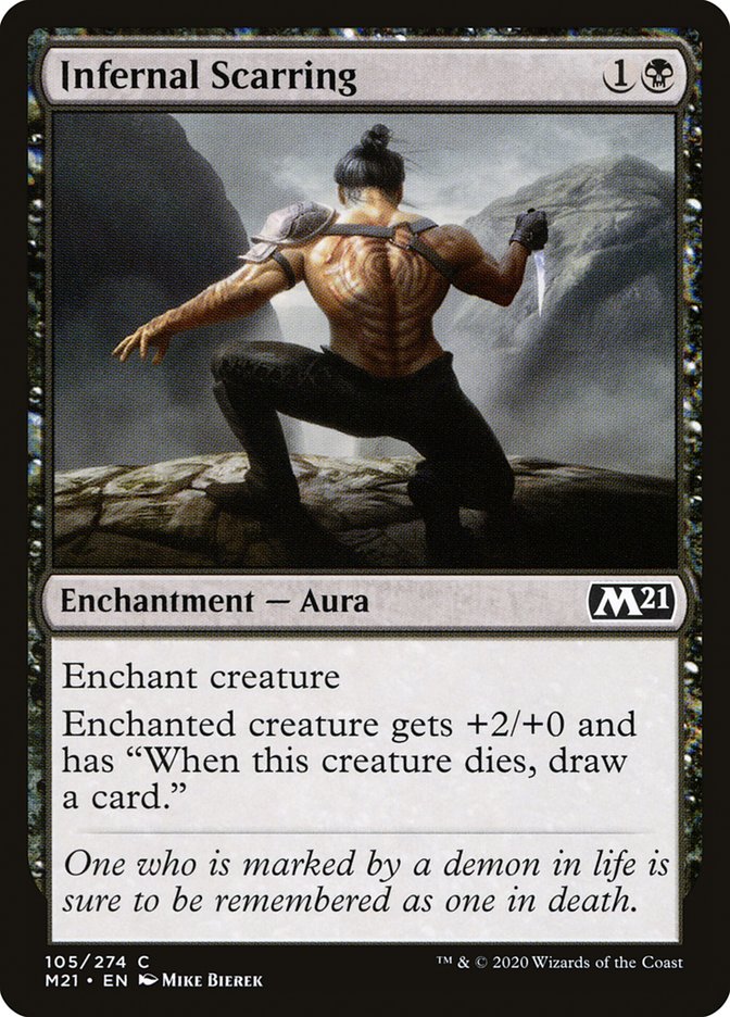 Infernal Scarring [Core Set 2021] [Foil]