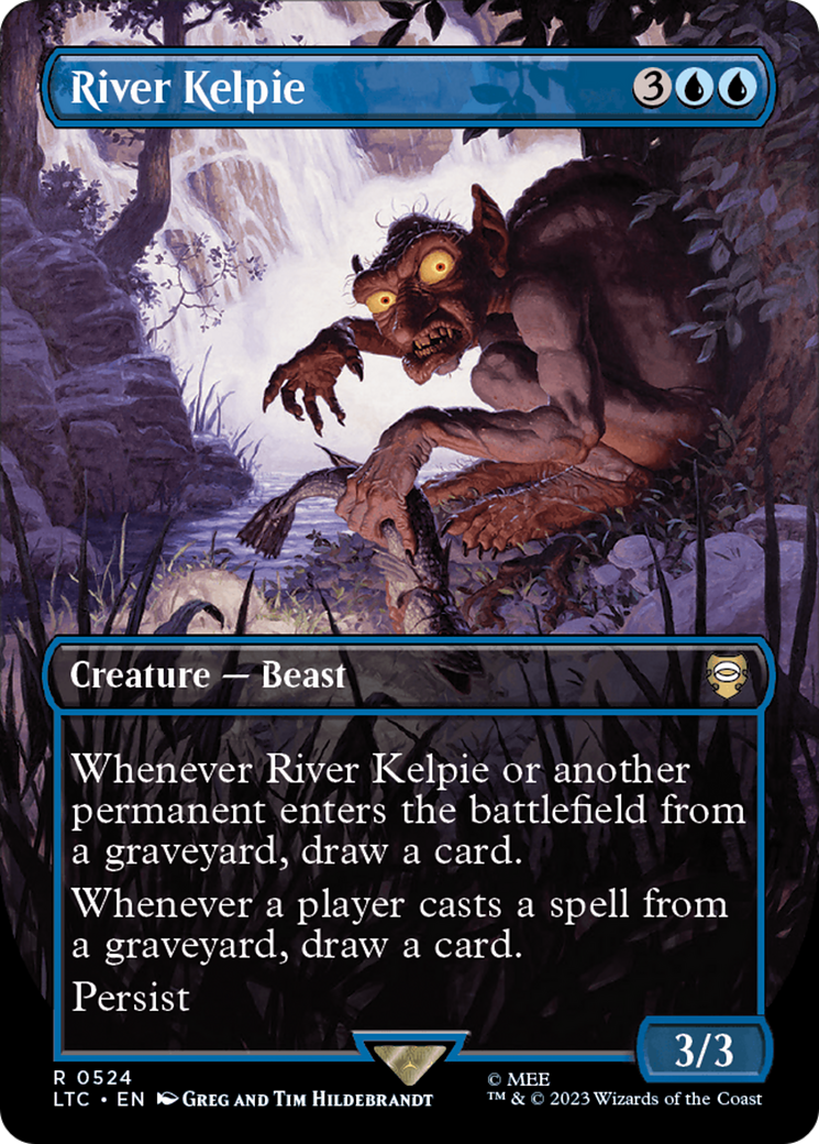 River Kelpie (Borderless) [The Lord of the Rings: Tales of Middle-Earth Commander] [Foil]