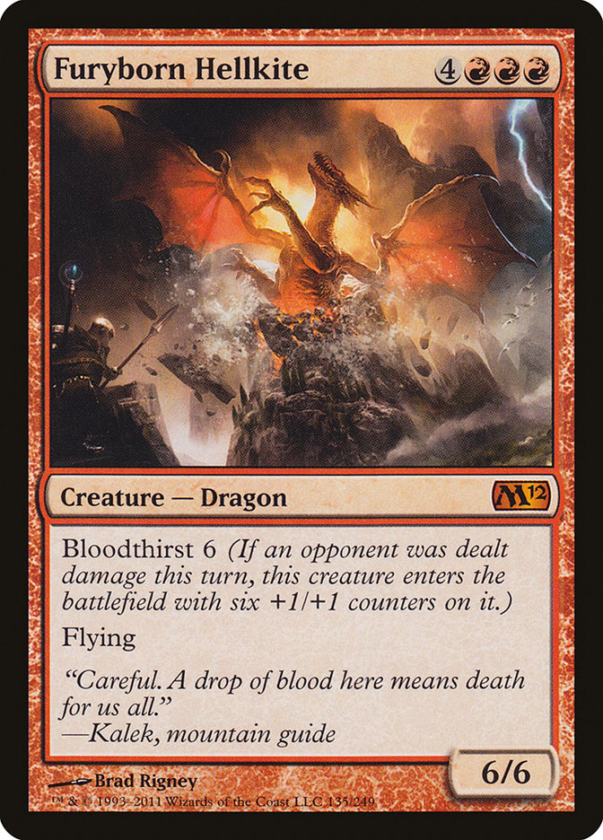 Furyborn Hellkite [Core Set 2012] [Foil]
