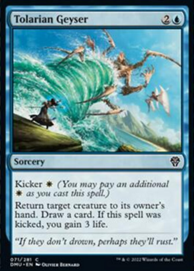 Tolarian Geyser [Dominaria United] [Foil]