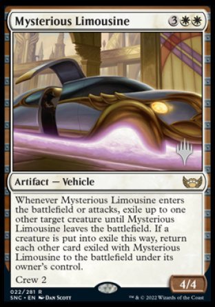 Mysterious Limousine (Promo Pack) [Streets of New Capenna Promos] [Foil]