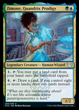 Zimone, Quandrix Prodigy [Strixhaven: School of Mages] [Foil]