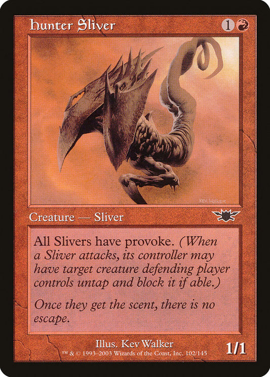 Hunter Sliver [Legions] [Foil]