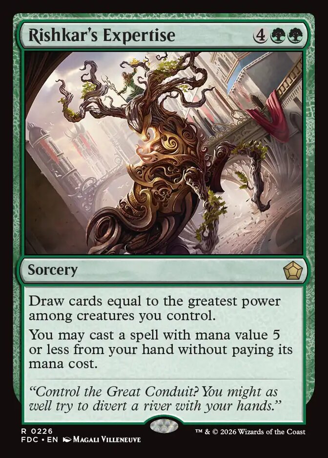 Rishkar's Expertise [Foundations Commander]