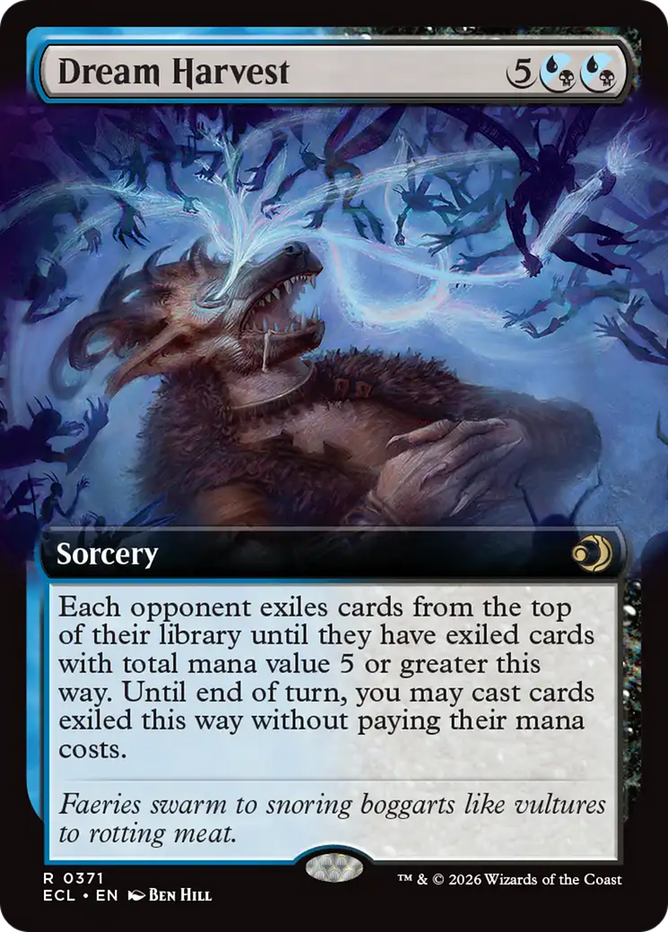 Dream Harvest (Extended Art) [Lorwyn Eclipsed] [Foil]