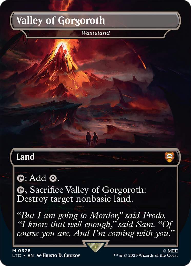 Valley of Gorgoroth - Wasteland [The Lord of the Rings: Tales of Middle-Earth Commander] [Foil]