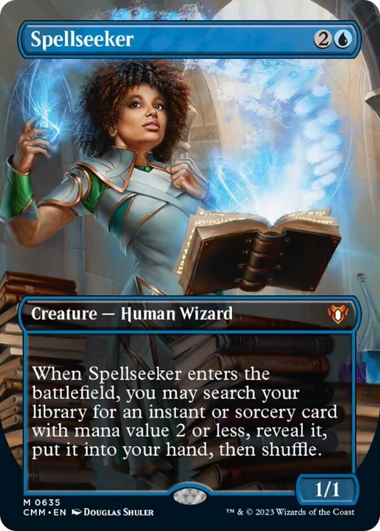 Spellseeker (Borderless Alternate Art) [Commander Masters] [Foil]