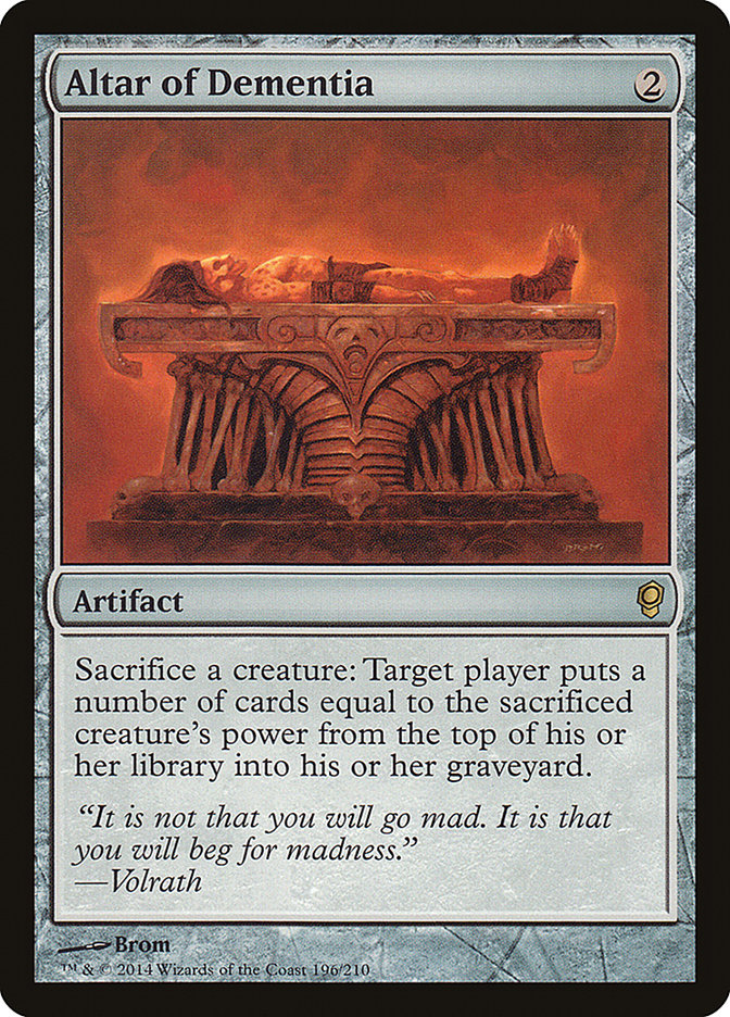 Altar of Dementia [Conspiracy] [Foil]