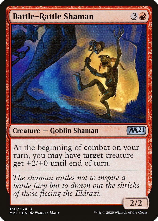 Battle-Rattle Shaman [Core Set 2021] [Foil]