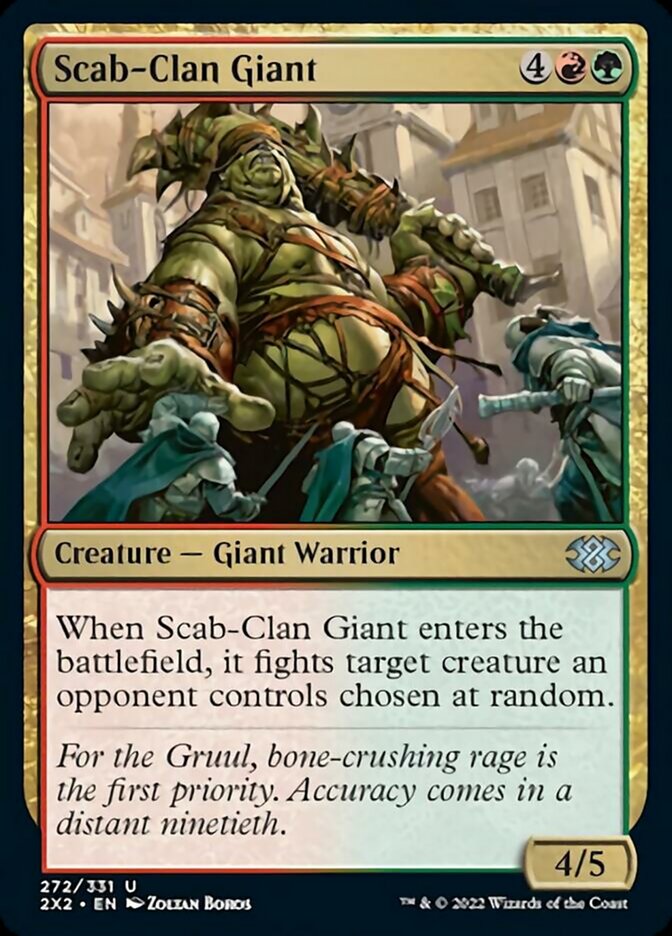 Scab-Clan Giant [Double Masters 2022] [Foil]