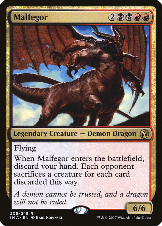 Malfegor [Iconic Masters] [Foil]