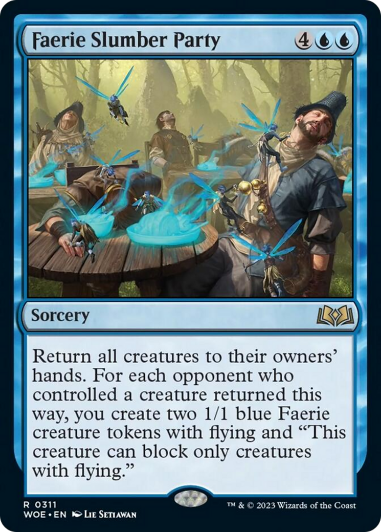 Faerie Slumber Party [Wilds of Eldraine] [Foil]
