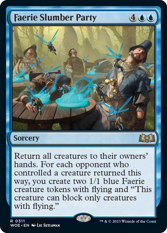 Faerie Slumber Party [Wilds of Eldraine] [Foil]