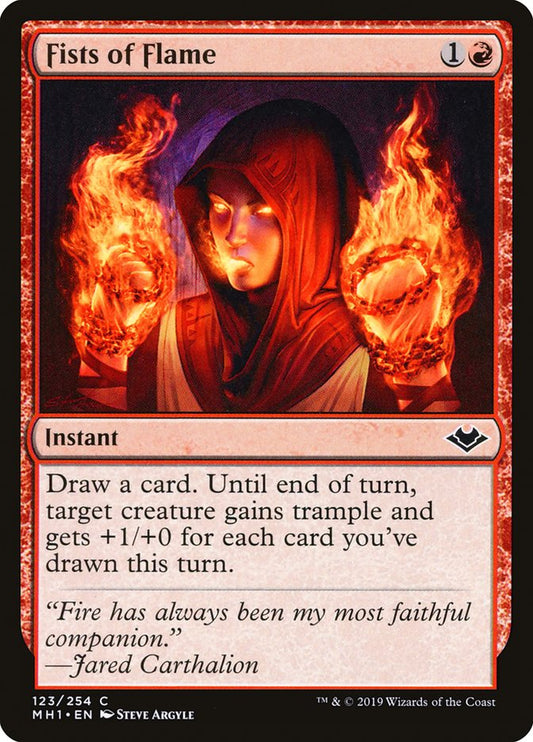 Fists of Flame [Modern Horizons] [Foil]