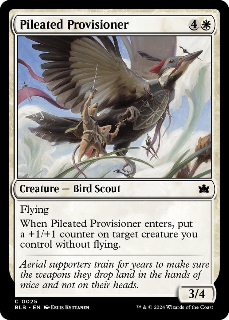 Pileated Provisioner [Bloomburrow] [Foil]