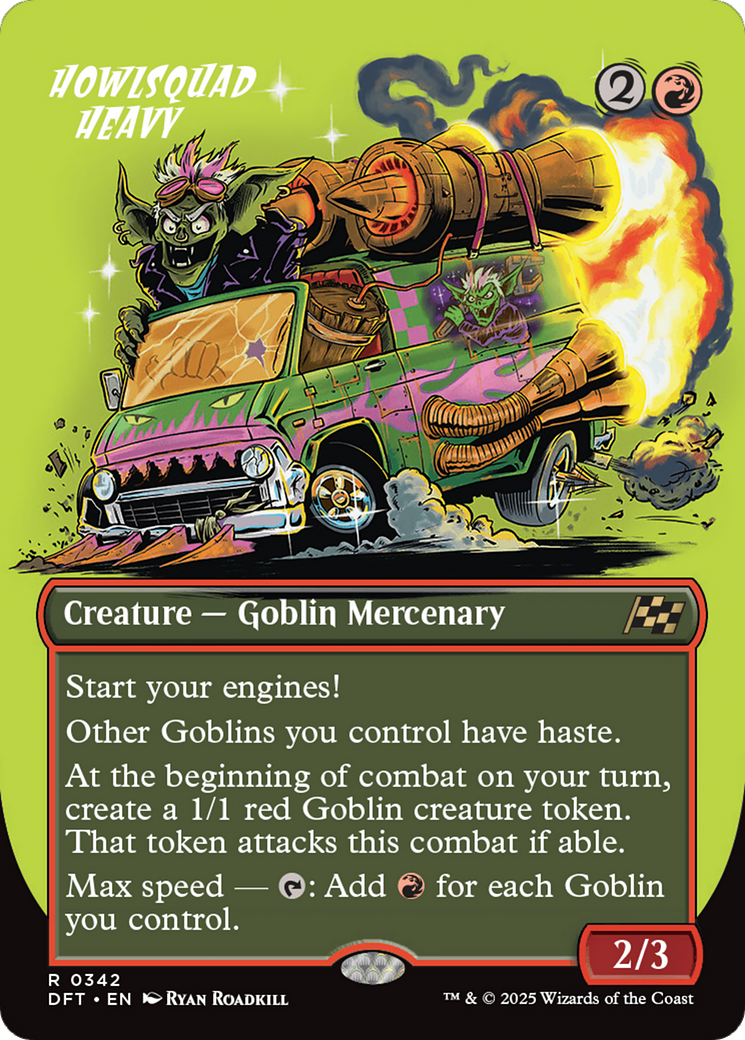 Howlsquad Heavy (Borderless) [Aetherdrift] [Foil]