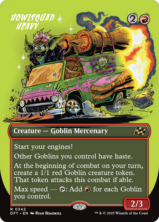 Howlsquad Heavy (Borderless) [Aetherdrift] [Foil]
