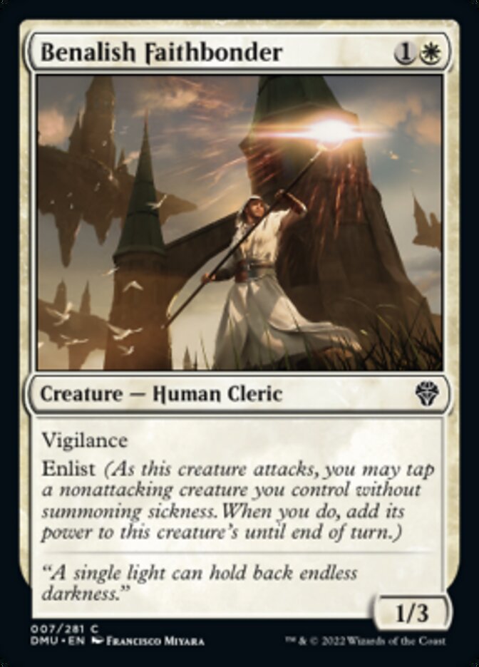Benalish Faithbonder [Dominaria United] [Foil]