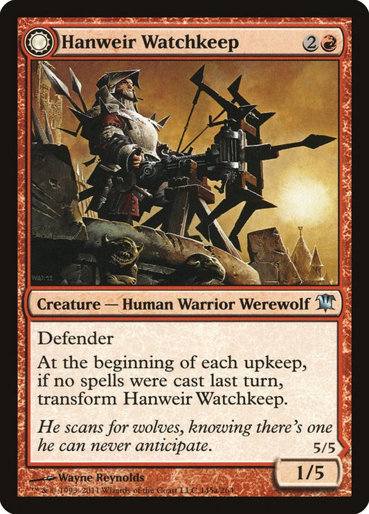 Hanweir Watchkeep // Bane of Hanweir [Innistrad] [Foil]