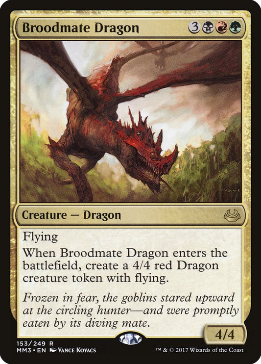 Broodmate Dragon [Modern Masters 2017] [Foil]
