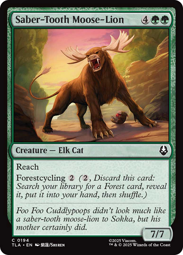 Saber-Tooth Moose-Lion [Avatar: The Last Airbender] [Foil]