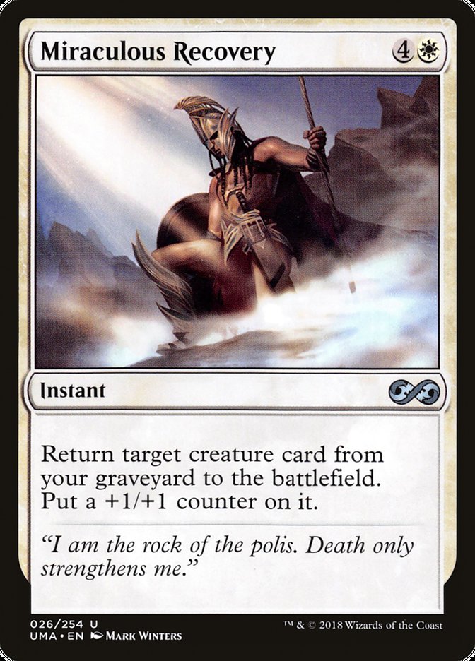 Miraculous Recovery [Ultimate Masters] [Foil]