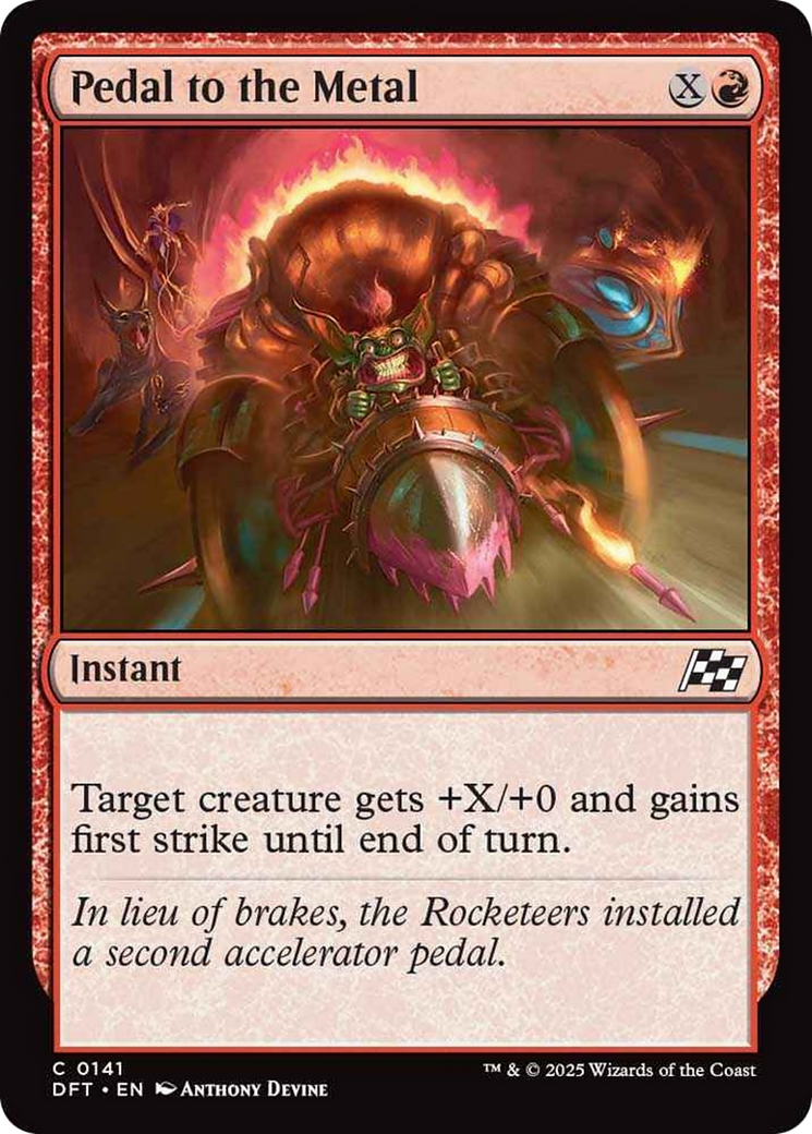 Pedal to the Metal [Aetherdrift] [Foil]