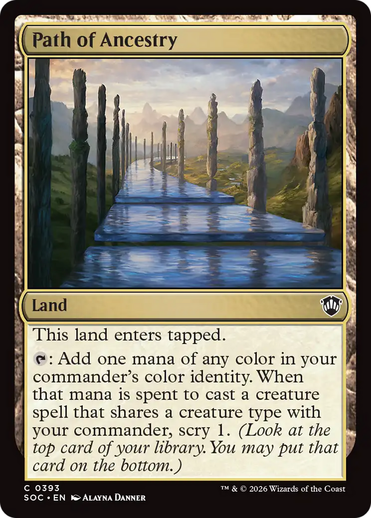 Path of Ancestry [Secrets of Strixhaven Commander] [Foil]
