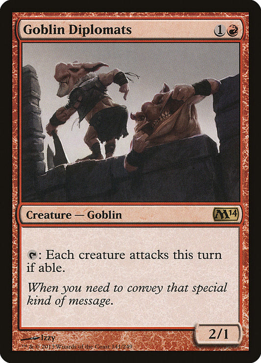 Goblin Diplomats [Core Set 2014] [Foil]