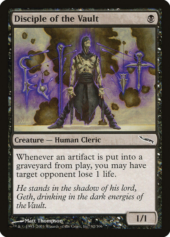 Disciple of the Vault [Mirrodin] [Foil]