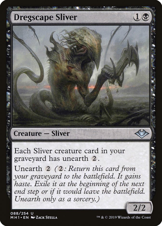 Dregscape Sliver [Modern Horizons] [Foil]