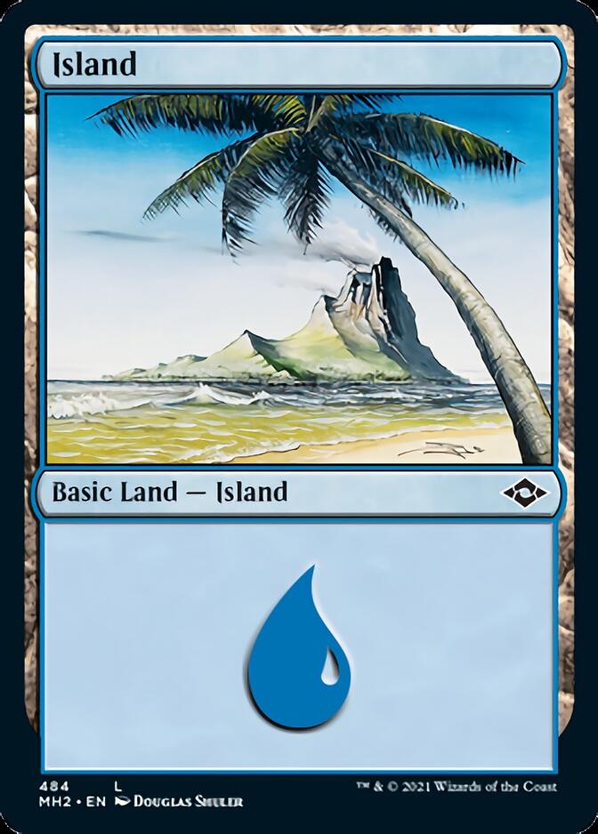 Island (484) [Modern Horizons 2] [Foil]