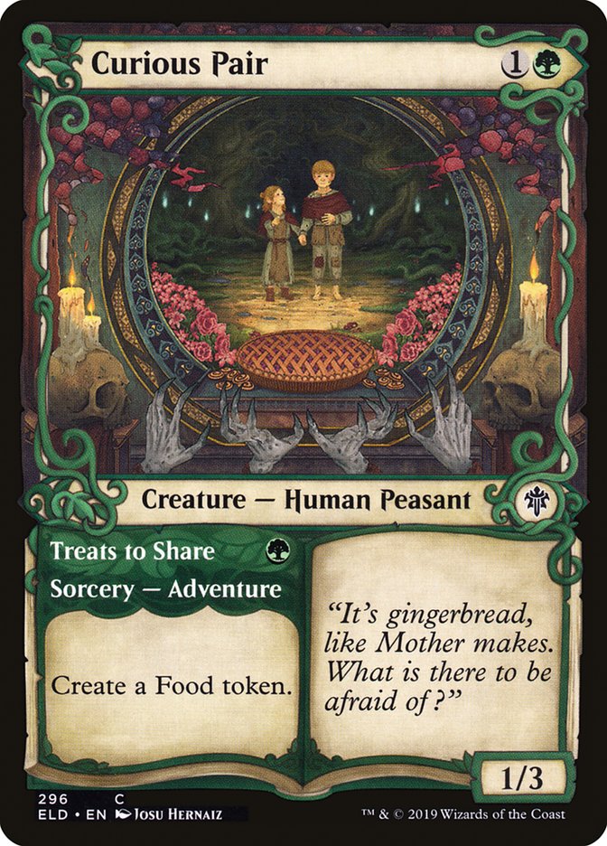 Curious Pair // Treats to Share (Showcase) [Throne of Eldraine] [Foil]