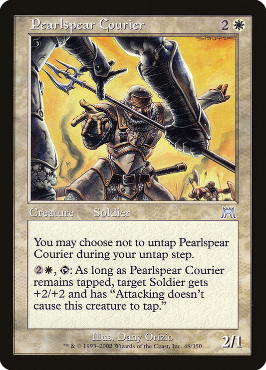 Pearlspear Courier [Onslaught] [Foil]