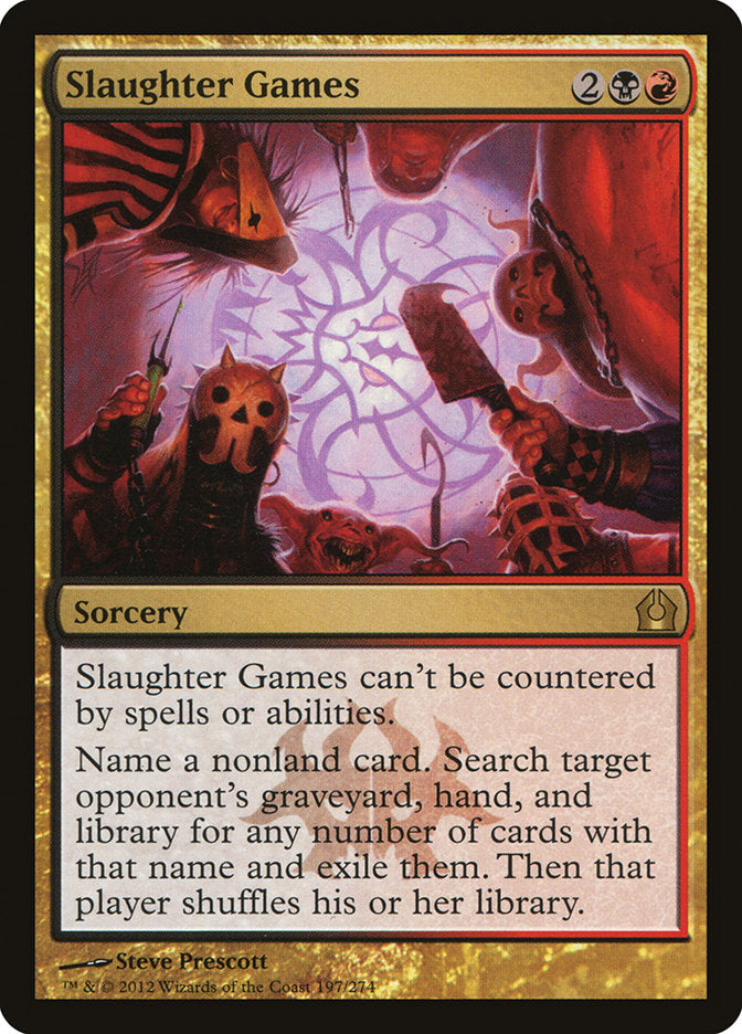 Slaughter Games [Return to Ravnica] [Foil]