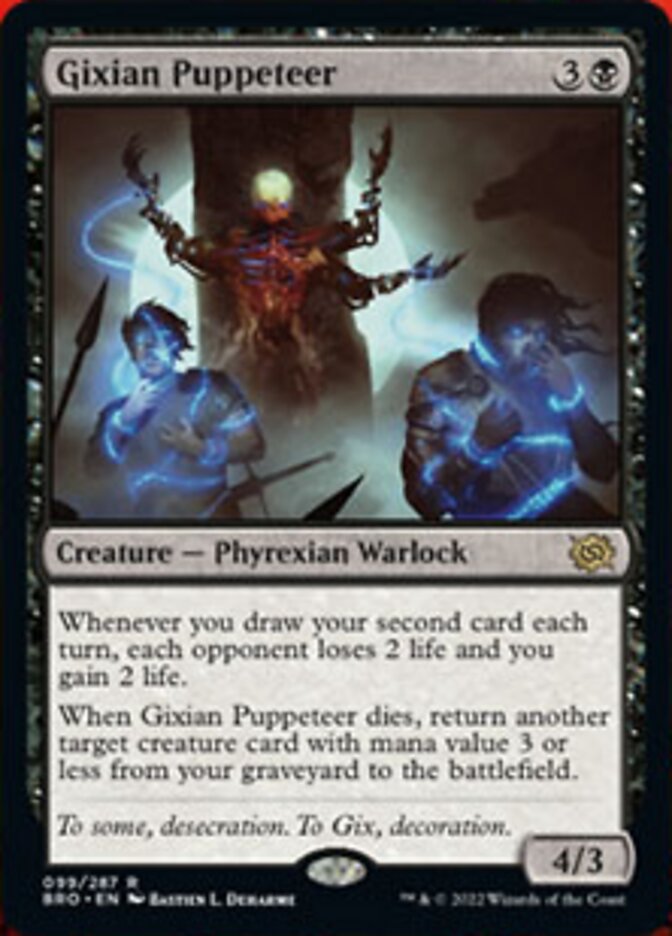 Gixian Puppeteer [The Brothers' War] [Foil]