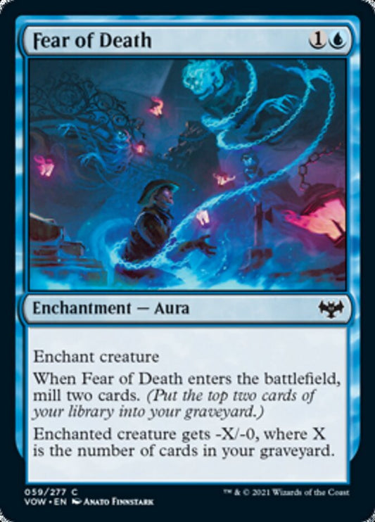 Fear of Death [Innistrad: Crimson Vow] [Foil]