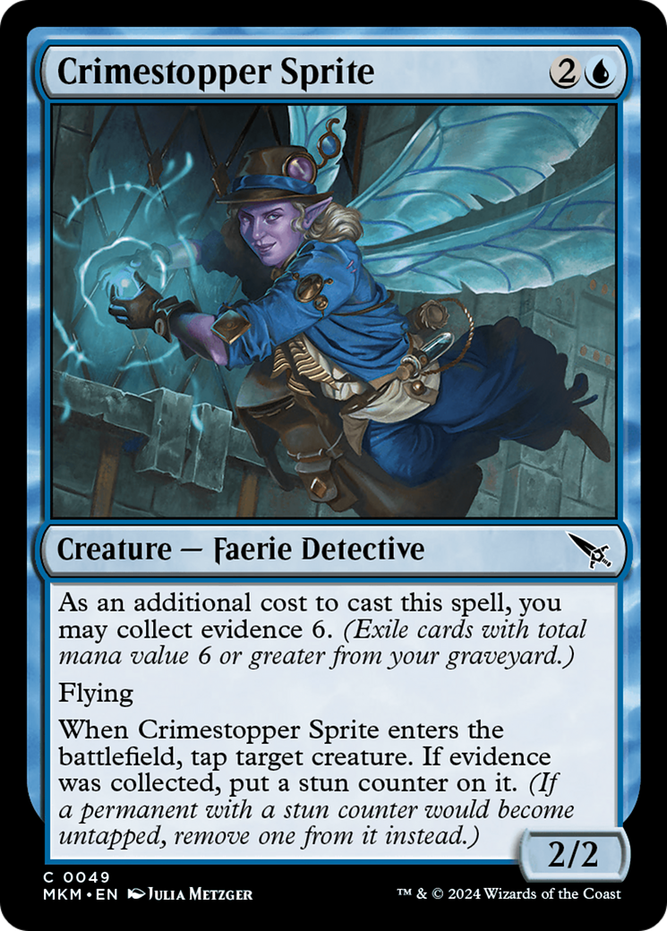 Crimestopper Sprite [Murders at Karlov Manor] [Foil]