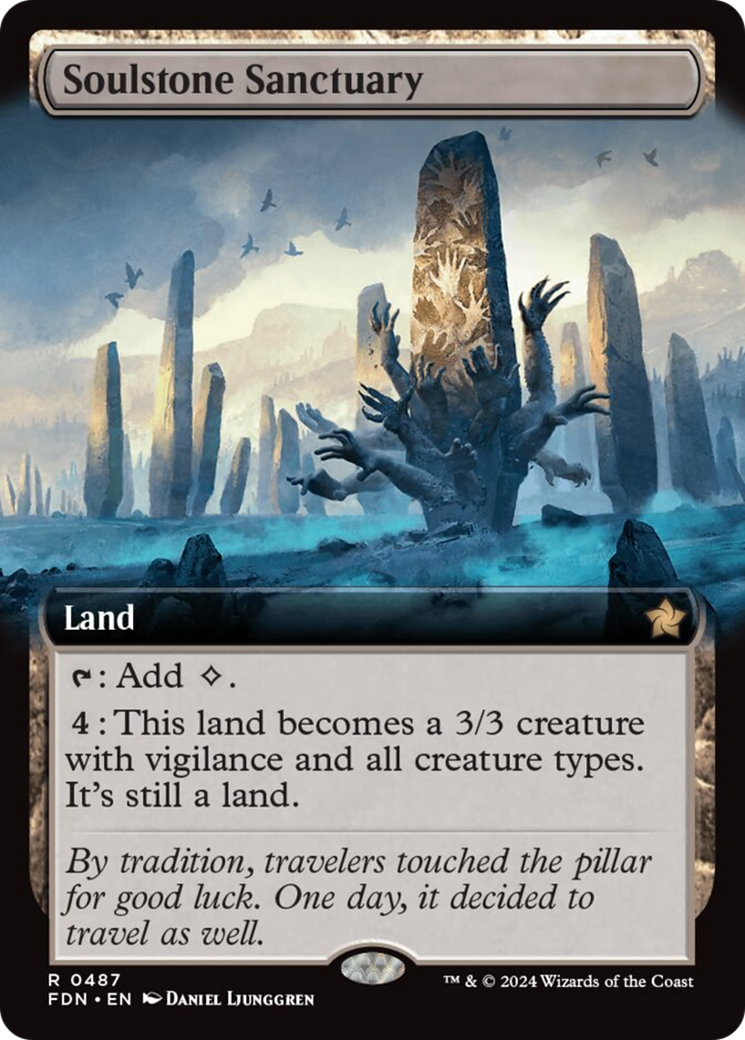 Soulstone Sanctuary (Extended Art) [Foundations] [Foil]