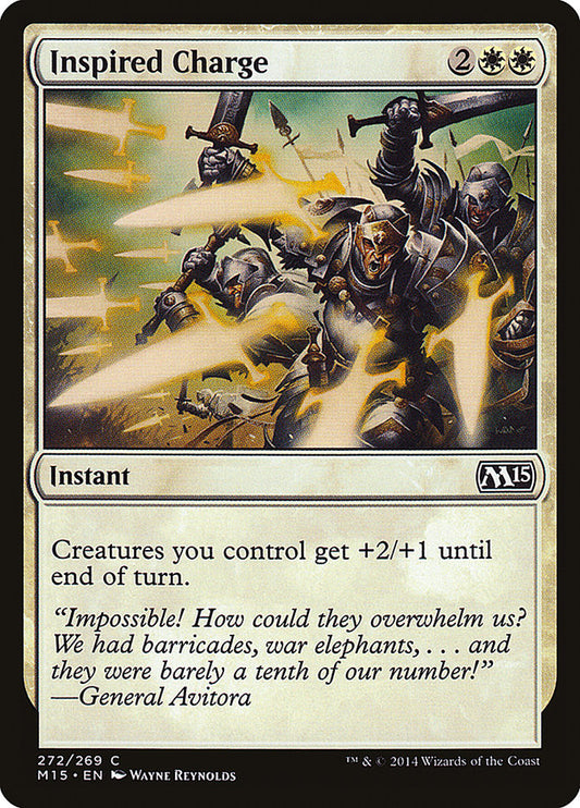 Inspired Charge [Core Set 2015] [Foil]