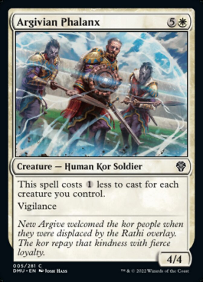 Argivian Phalanx [Dominaria United] [Foil]