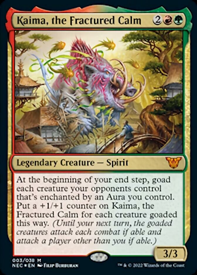 Kaima, the Fractured Calm [Kamigawa: Neon Dynasty Commander] [Foil]