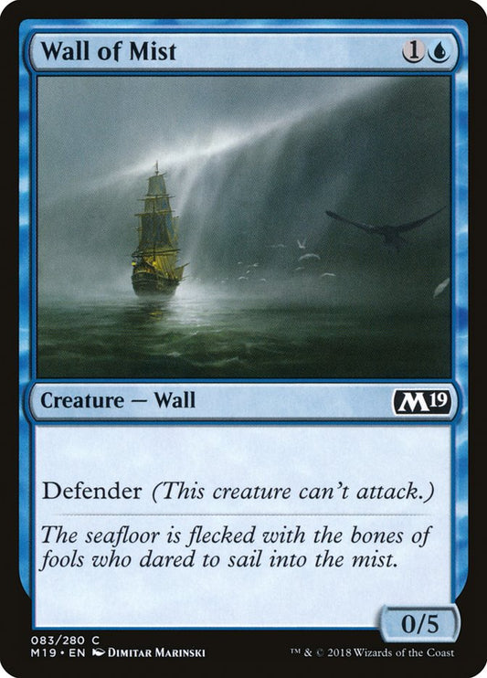 Wall of Mist [Core Set 2019] [Foil]