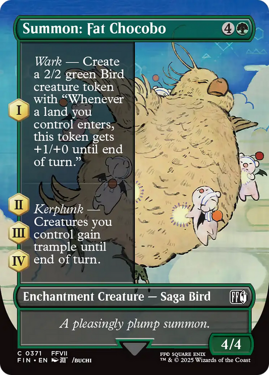 Summon: Fat Chocobo (Borderless) [FINAL FANTASY] [Foil]