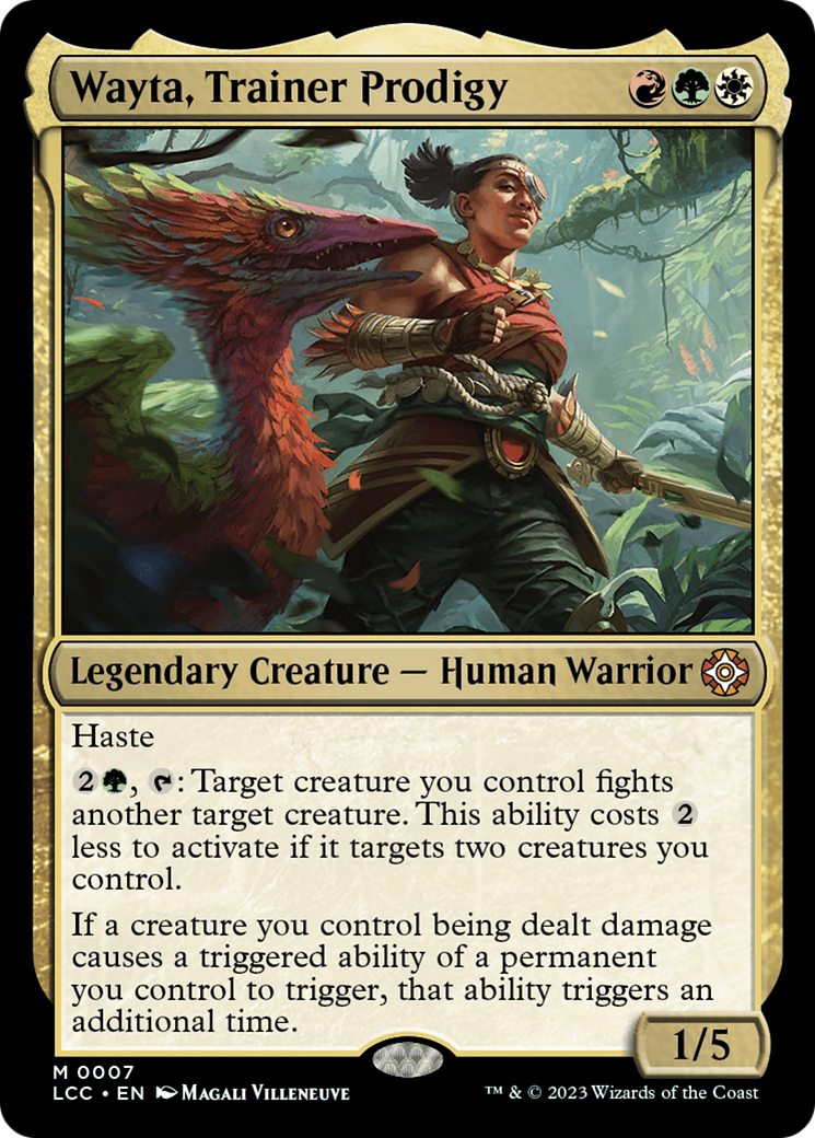 Wayta, Trainer Prodigy [The Lost Caverns of Ixalan Commander] [Foil]